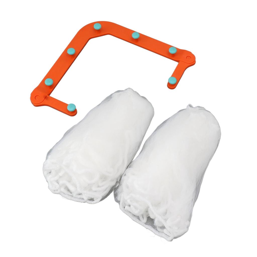 2 Sets   Houder Filter Stabiele Hoek Spoelbakzeef met 100 STuks Spoelbakzeefzakken voor Keukenafval Restjes