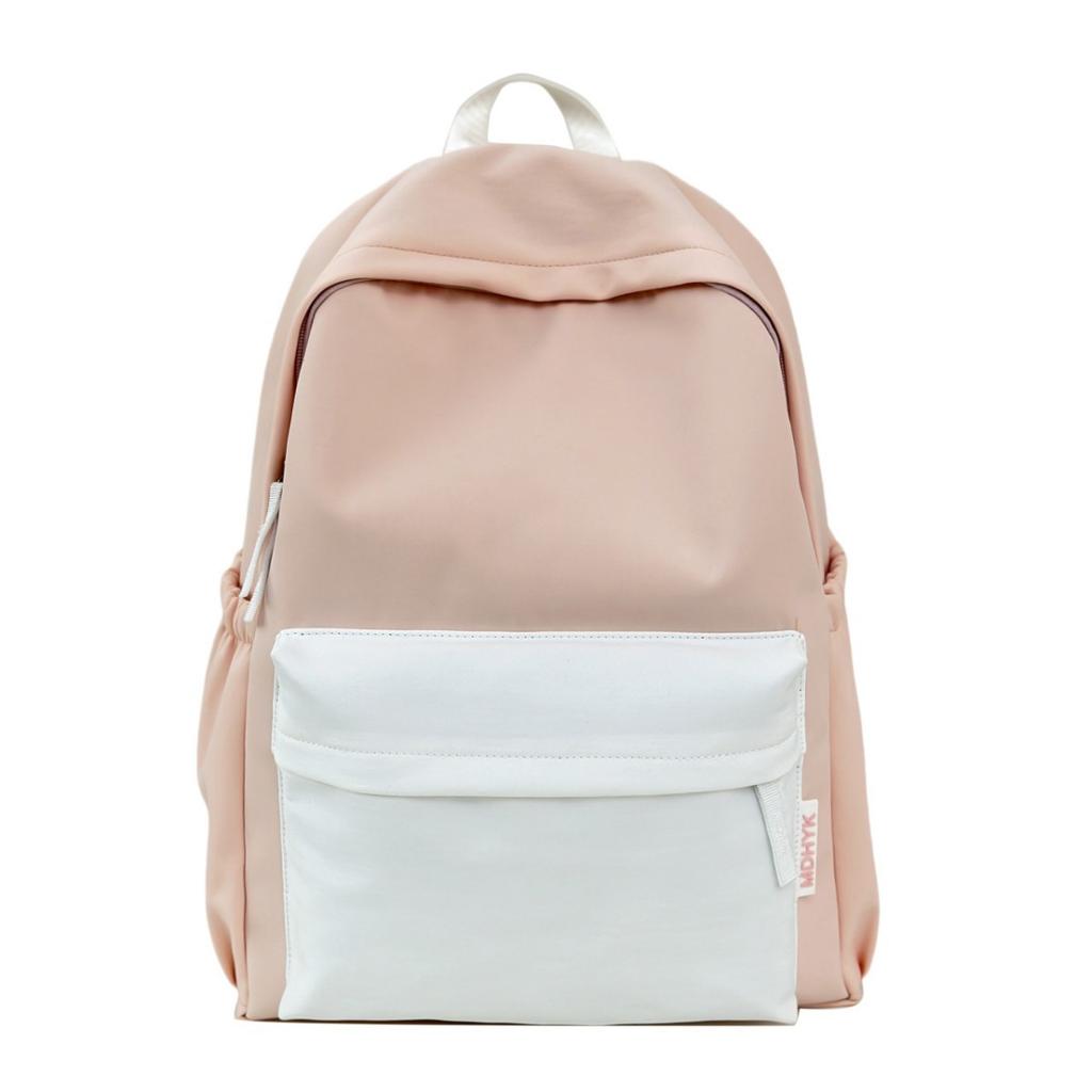 Schoolbag large capacity schoolbag girl junior high school girl Mori versatile contrasting color high school college student backpack design sense