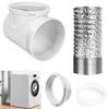 Dryer Vent Connection Kit Tumble Dryer Connector 90 Degree Dryer Vent Hose Pressure Dryer Connector Easy Installation