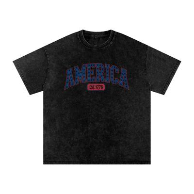 America 1776 | Snow Washed Oversized Cotton T-Shirt and Kids Shirt