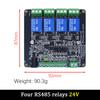 LIZAO Modbus TCP RTU Ethernet Module 4DI 4DO Relay Output RJ45 Digital Switch Input Module for PLC