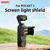 Screen Sunshade Anti-Glare & Sunlight Blocking Sunshade Lens Protective Cover Hood Ultra-Light 15g for DJI Osmo Pocket 3