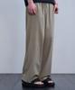 DRAW FIT [Fashion Planet X Drawfit] Cooling Relaxed Wide Elastic Waist Pants [Dusty Beige]