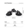 Anti-Shake Magnetic Car Phone Holder with Suction Cup for Sports Cars