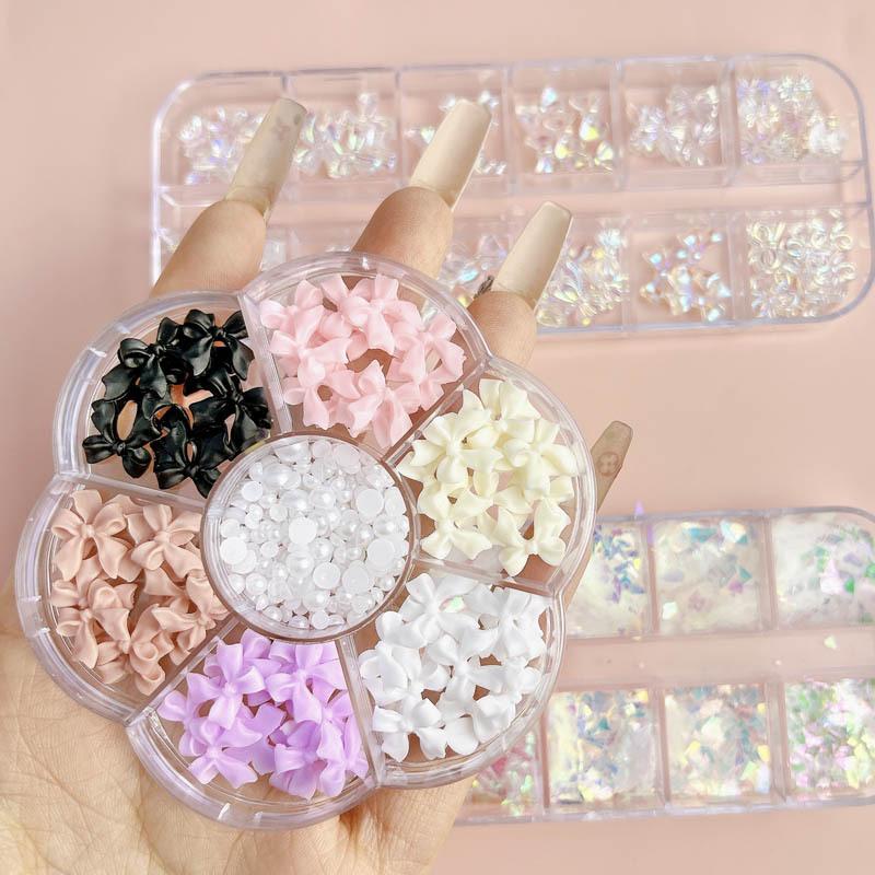 Douyin Three-Piece Set 1 Box Of Yunjin Powder + 1 Box Of Aurora Series Butterfly Bow Tie + 1 Box Of Streamer Set