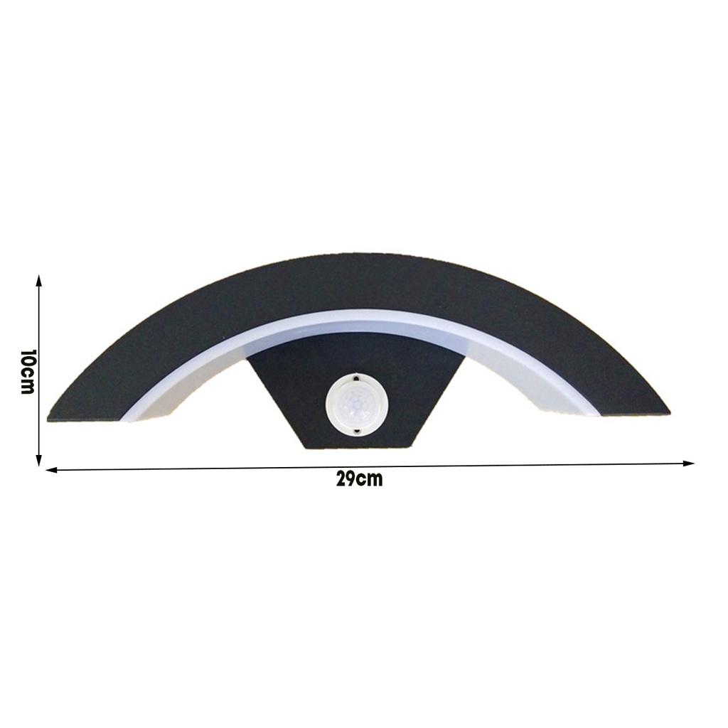 15W 220V Outdoor Wall Light Motion Sensor LED Wall Lamp Garden Yard Porch Outdoor Warm Light Waterproof IP54