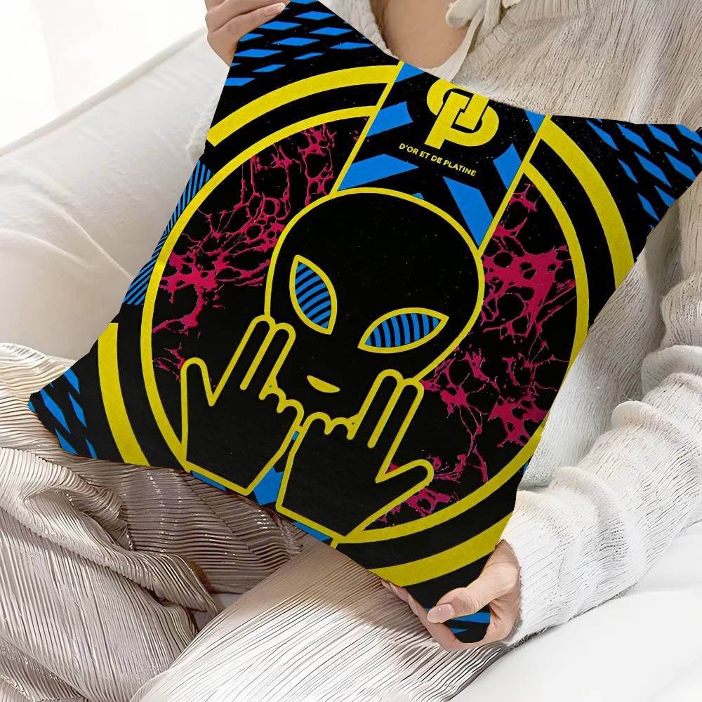 

JuL Cest Quand Quil Seteint Rapper Pillowcases Home Bedding Decorative Pillow Cover Wedding Super Soft Pillow Case 30x30 cm
