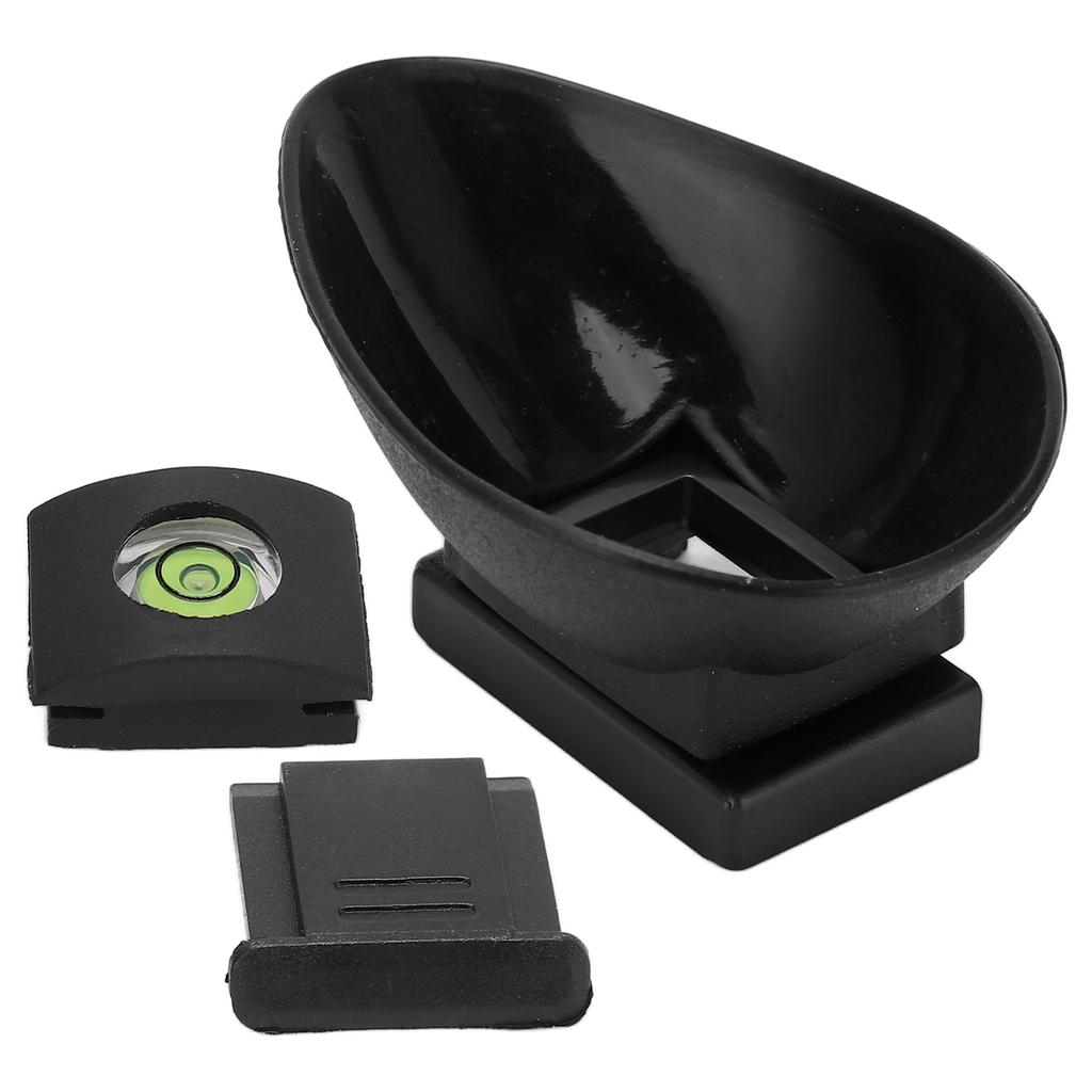 Kamera Sucher Augenmuschel Blende 22mm Oval Wasserwaage Blitzschuh Abdeckung Set für D300 D200 D90 D80 D7000 D7100 D5200 D510