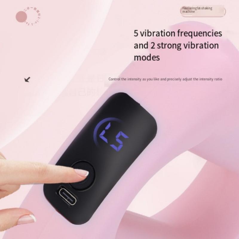 Muskel-Percussion-Massagegeräte Wiederaufladbares Handmassagegerät Faszienmassage-Ring Vibrations-Fettverbrennungsmaschine Tiefengewebe Schlankheitsgürtel