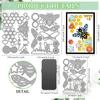 Carbon Steel Cutting Dies Stencils for DIY Scrapbooking Photo Album Decorative Embossing Paper Card Bees 160x104~110x0.8mm
