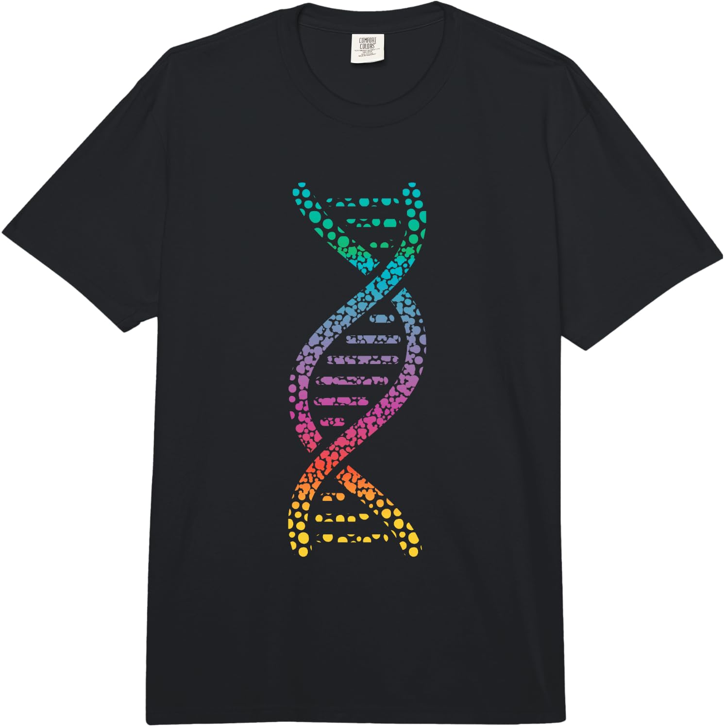DNA Molecular World Genes Biology Lover Geek Gift Comfort Colors Adult Heavyweight Unisex T-Shirt XL