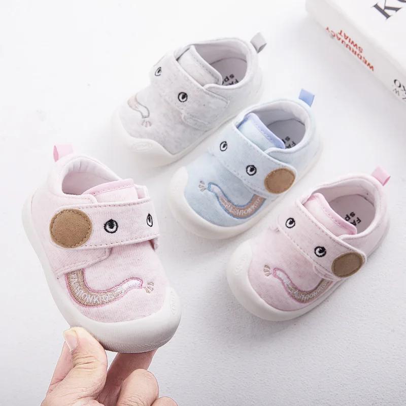 New Baby Girl Shoes Fashion Versatile Comfort Baby Shoes Soft Casual Anti Slip Baby Boys Shoes Cartoon Breathable Cute Walkers