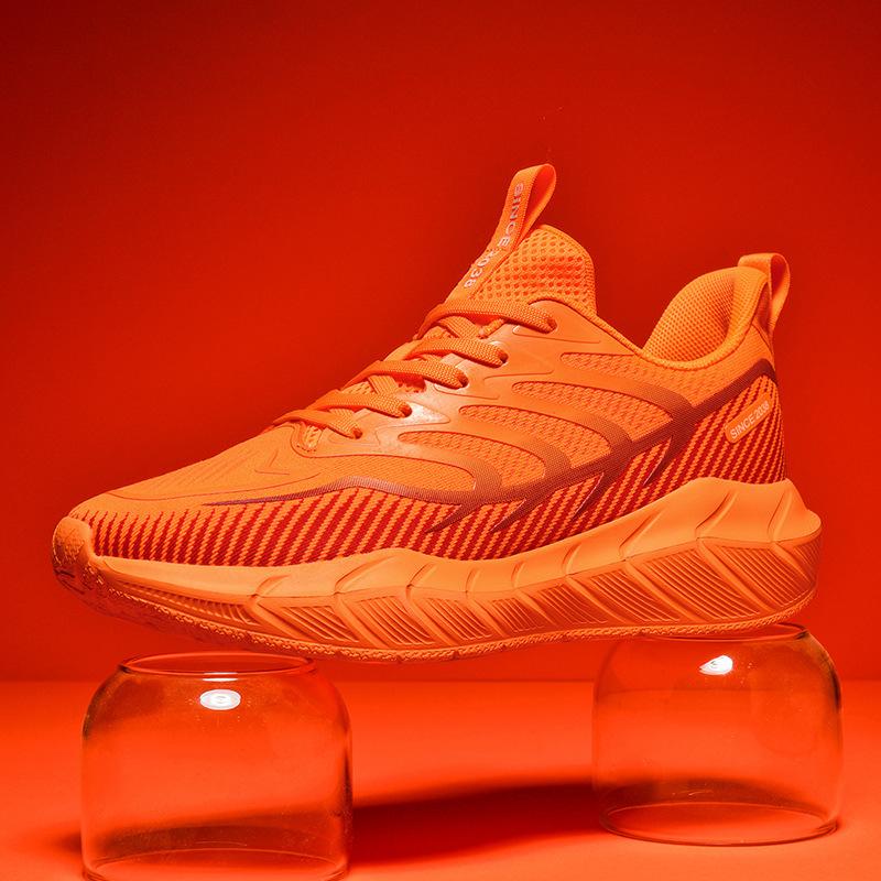 New professional cushioning training breathable running shoes men's high school entrance examination physical examination sports shoes lightweight and