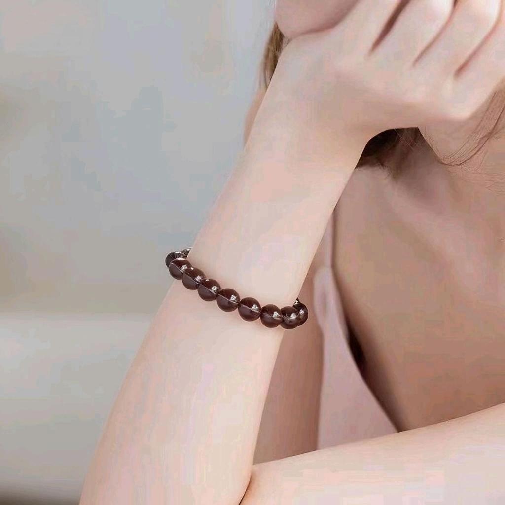Naturliga Rökig Kvarts Runda Pärlor för DIY Handgjorda Armband och Smyckestillbehör