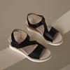 New Single-shoe Flat Wedge Heel Fish Mouth Casual Women's Sandals and Women's Shoes Devotion