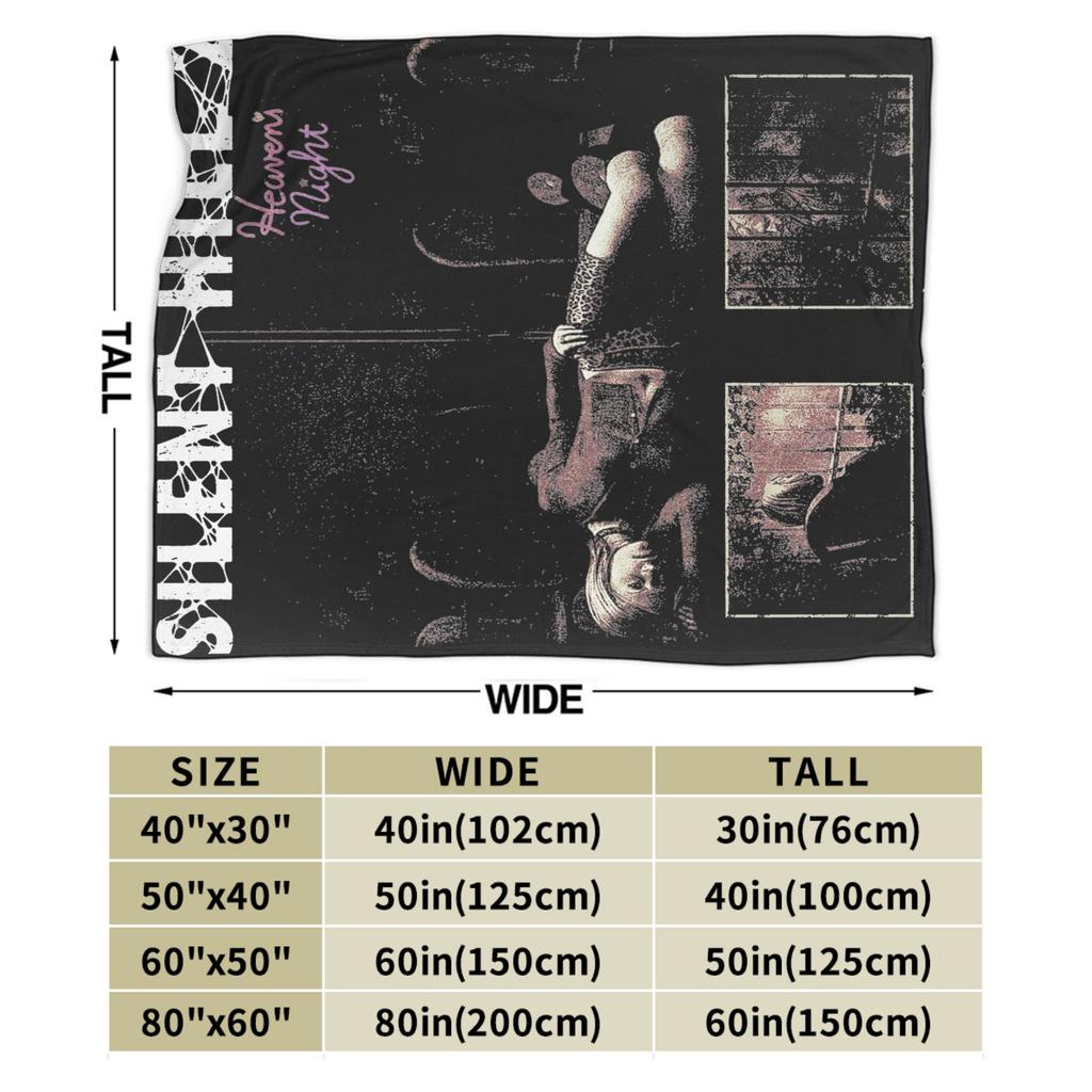 Silent Hill 2 Horror Games Blanket Multi-size Super Soft Cozy SH2 Throw Blankets for Sofa Couch and Bed