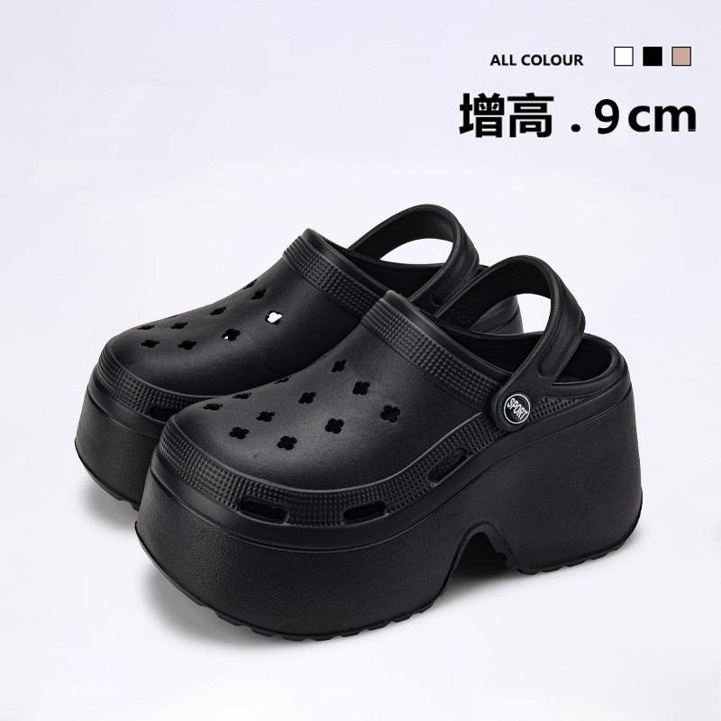 Summer Women's Clogs Fashion Non Slip Beach Wedges Slippers 2026 New Women EVA Sandals Outdoor Walking Footwear Zapatos De Mujer