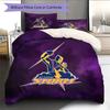 Biancheria da letto con motivo Melbourne Storm Decorazione per la casa Regalo di compleanno e festività (1 * copripiumino + 2 * federa, senza nucleo)
