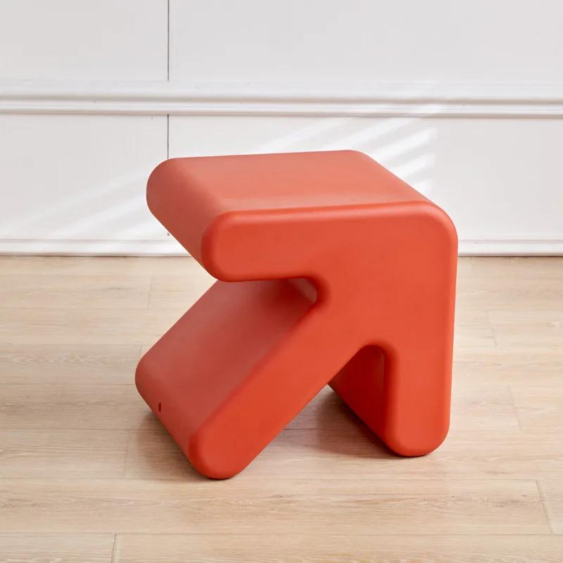 Small Plastic Stools Household Combination Sofas Shoe Changing Stools Modern Living Room Coffee Table Chairs Arrow Low Stools