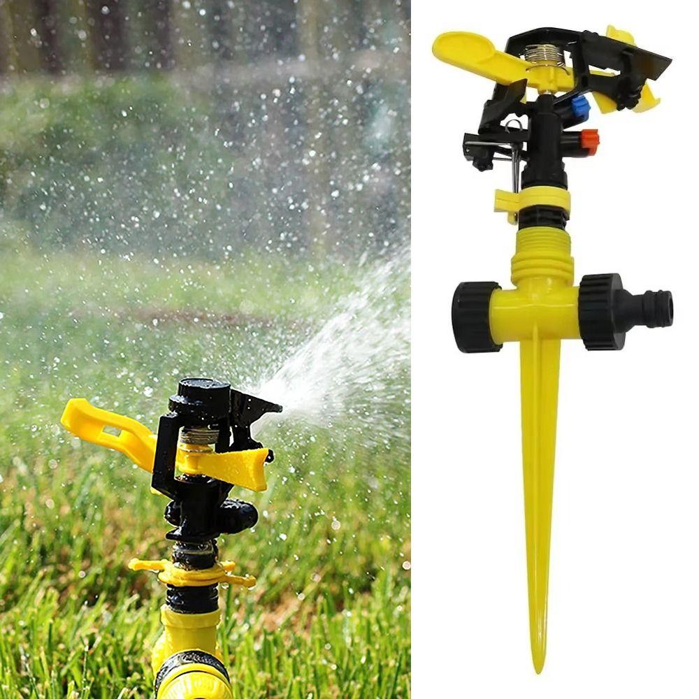 360 Degrees Impact Sprinkler Adjustable Lawn Irrigation Tool Rotary Watering Nozzle  Agriculture