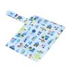 3Pcs Baby Cloth Diaper Wet Dry Bag Water Resistant Dual Pocket Breathable Cartoon Look Travel