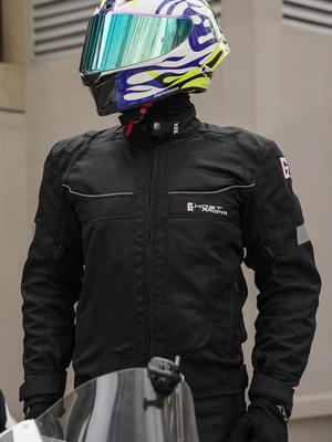 Traje de Motociclismo de Competición Devil para Hombre - Chaqueta de Carreras con Calidez y Protección contra Caídas, Malla de Verano para Off-road.