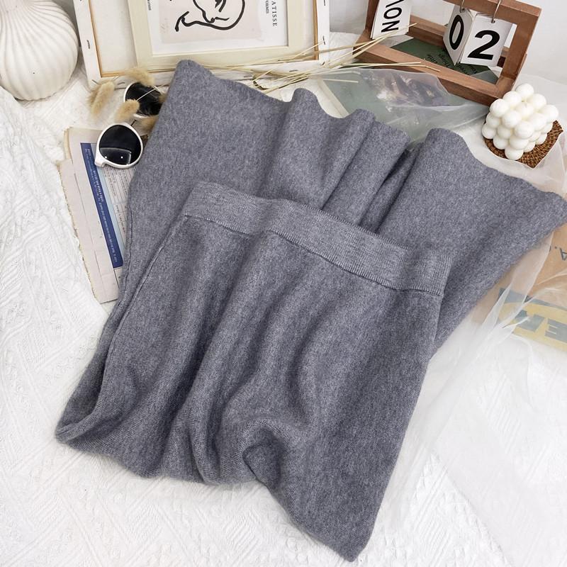 Mid To Long Knitted Fishtail Skirt for Women Autumn and Winter High Waist and Hip Hugging Skirt Half Skirt