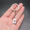 I Love Letter Tags Heart Keychain for Girls New Arrival Japanese Style Birthday Gift Korean Style Car Key Ring