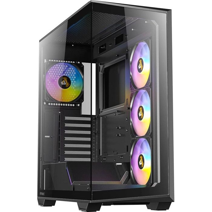 Boîtier PC - ANTEC - AX85 - Midi Tower - ARGB - Vetro Temperé - Refroidissement Avancé