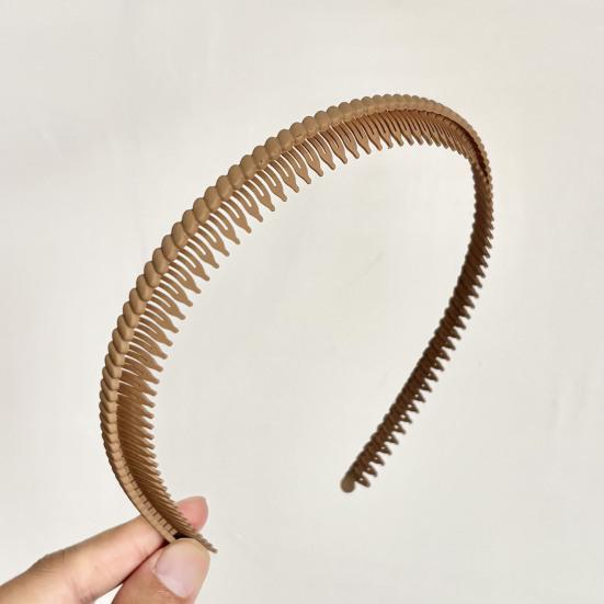1/4Pcs Women Hair Hoop Non-Slip Teeth Plastic Headband Secure Fit Lightweight Washing Face Makeup Hair Hoop Hair Accessories