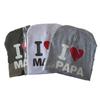 1PC Cute Boy Girl Baby I LOVE MAMA/PAPA Pattern Cotton Soft Warm Hat Cap