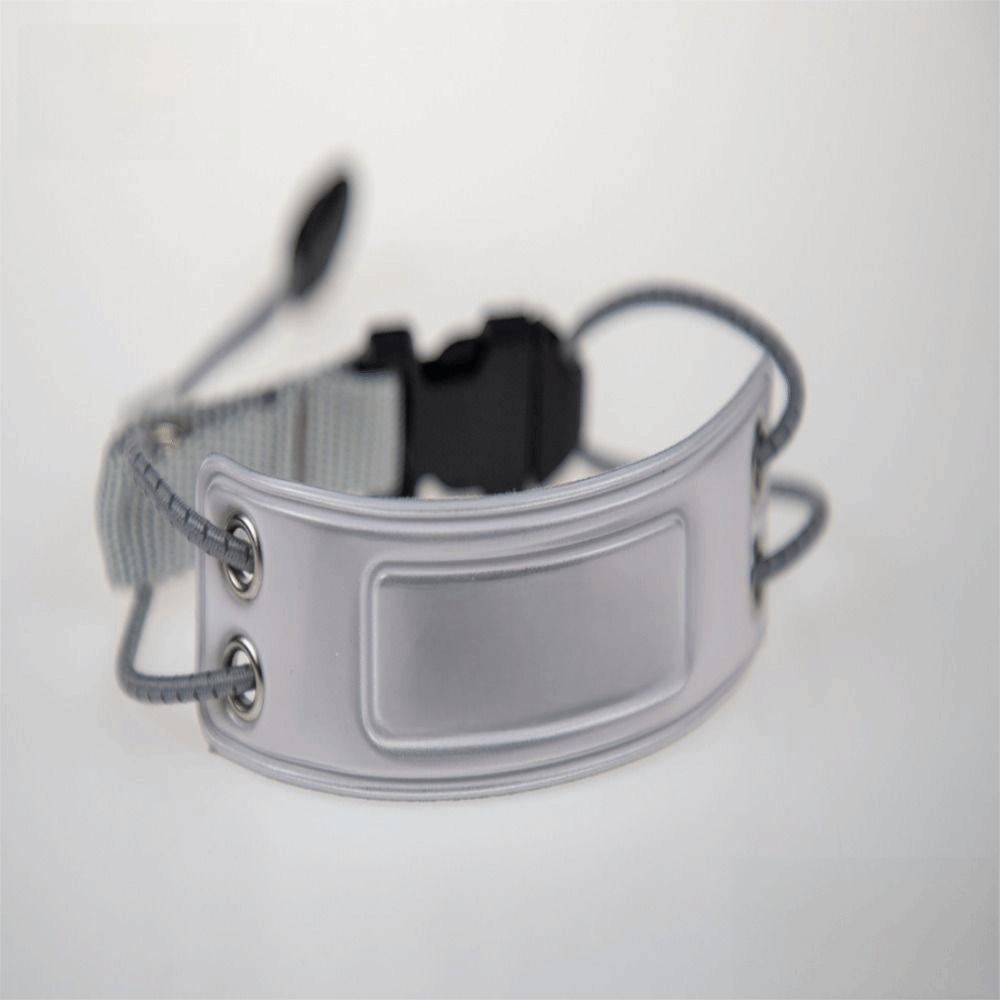 2Pcs Adjustable Reflective Armband Comfortable Sport Tape Safety Band Night Running Reflective Wristband Outdoor Hiking