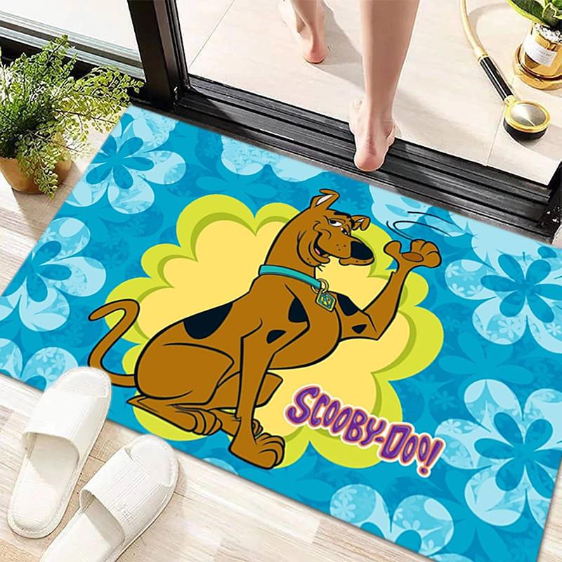 Halloween cartoon comedy adventure movie Scooby-Doo carpet is suitable for living room and bedroom doormats office balcony decorative carpet V5