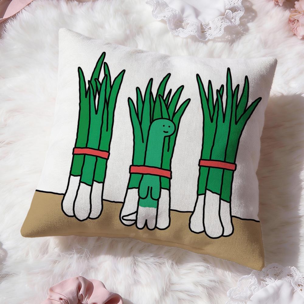 Cartoon Art Joguman Cushion Cover Premium Comfort Reversible Pillow Cove -Two in One Design for Any Room & Car Interior