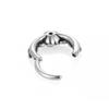 316L Stainless Steel Zircon Flower Web Nose Ring Stud.