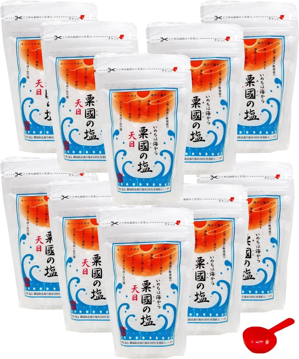 

Agunino Salt Tenbi Набор из 10 пакетиков морской воды из моря недалеко от Агунидзимы В комплект входит легкая ложка Агуниношио Нигари 100%