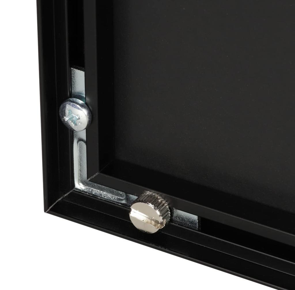 Kenko Gallery A3 Acrylic Aluminum Made in Frame, Frame, Black, Japan, AGY-A3-BK