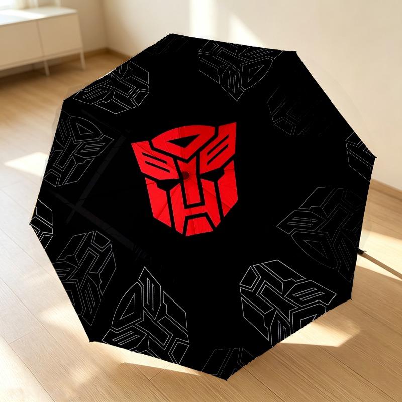Transformers Portable 3 Folds Umbrella Portable Windproof Folding Rain Umbrella For Travel Outdoor Sun Protection Travel Outdoor Gift