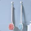 Long Handle Shower Massage Brushes Silicone Bathroom Back Scrubber Wash Brush Bath Back Brush  Mud