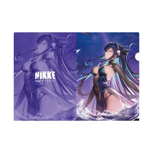 Algernon Products Victory Goddess: NIKKE Clear File Little Mermaid - Abyss Flower A4 PP