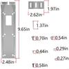 H7BD 000-12603-001 Transducer Transom Mount Bracket Compatible for StructureScan 3D TotalScan Yacht Marine Fishing Shockproof