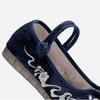 Old Beijing Cloth Shoes, Ancient Style Embroidery, Shallow Mouth, Breathable, Versatile Casual Shoes, Ethnic Style Embroidered Shoes