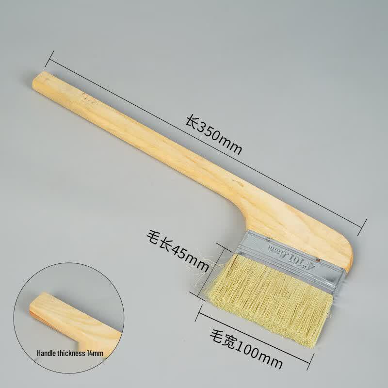 Outdoor Long Handle Bent Pig Bristle Cleaning Brush Set