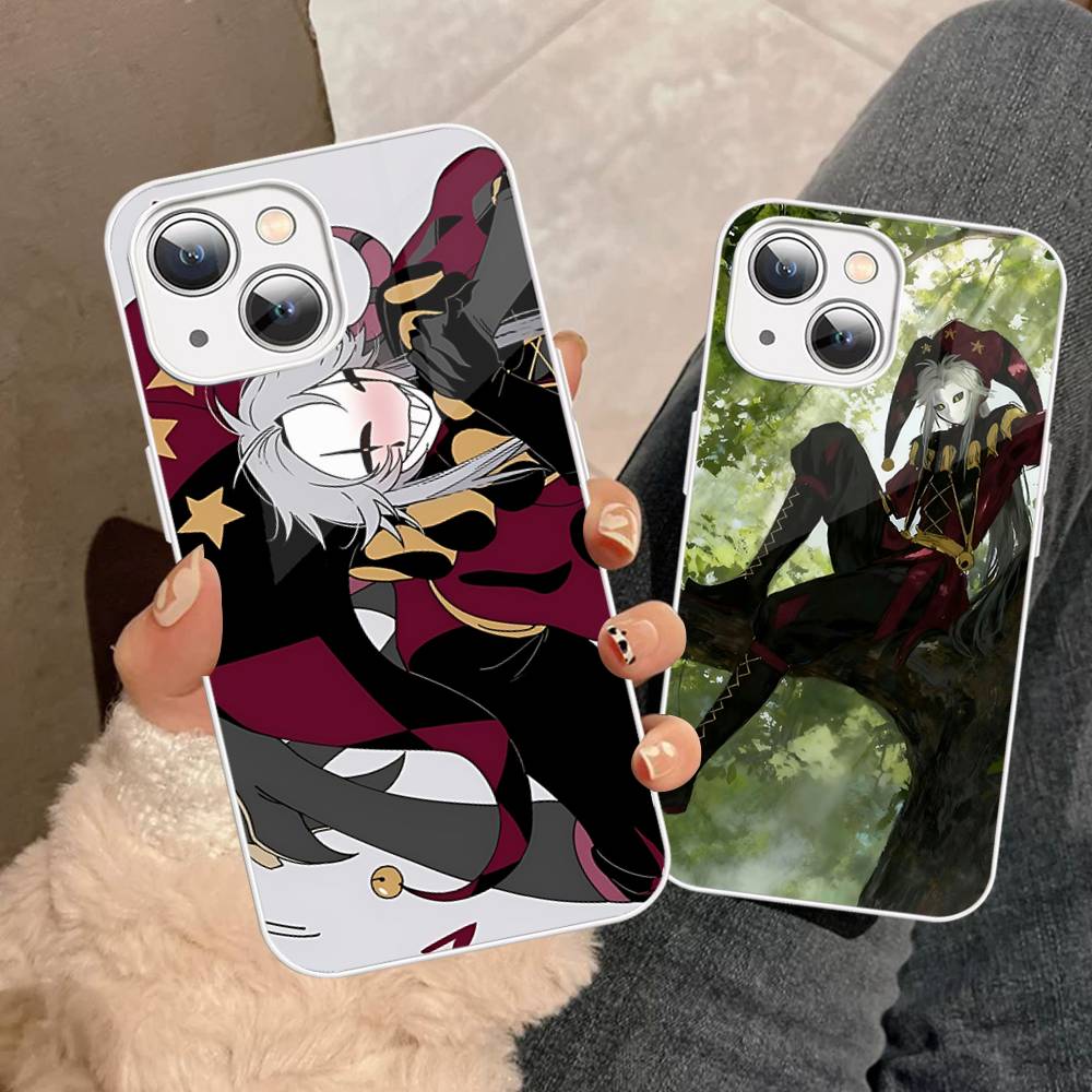 The Freak Circus Pierrot For IPhone 14 13 12 Mini 11 Pro XS Max X XR 14 Plus Tempered Glass Cover