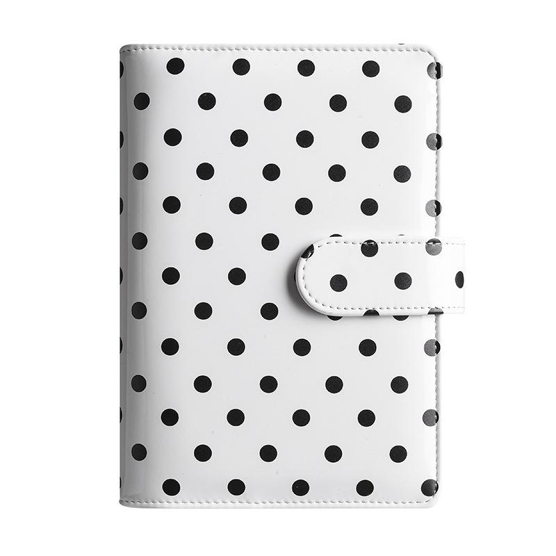 New A6 Pu Leather Notebook Binder Refillable 6 Ring Budget Binder For A6 Filler Paper, Loose Leaf Personal Planner Binder Cover