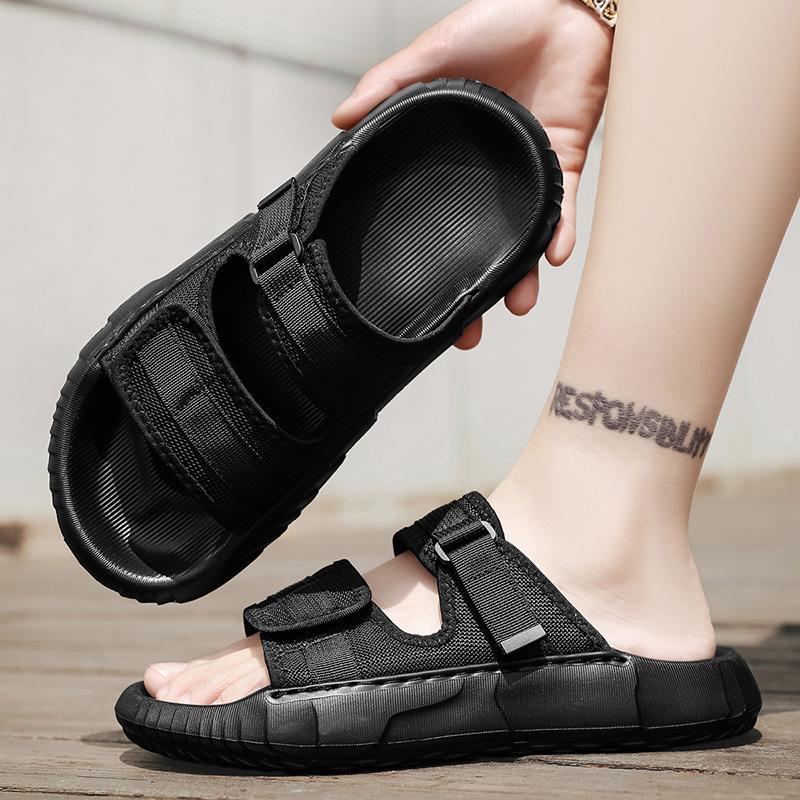 Fashion New Trend Open-toe Slippers for Men Fashion Men's Mules Shoe Classic Half Drag Beach Shoes Quick Dry Wading Aqua Shoes Sandals