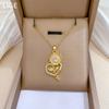 Necklace Earrings Set Light Luxury Full Of Diamonds And Empty Camellia Personality Temperament Banquet Earrings Item Group