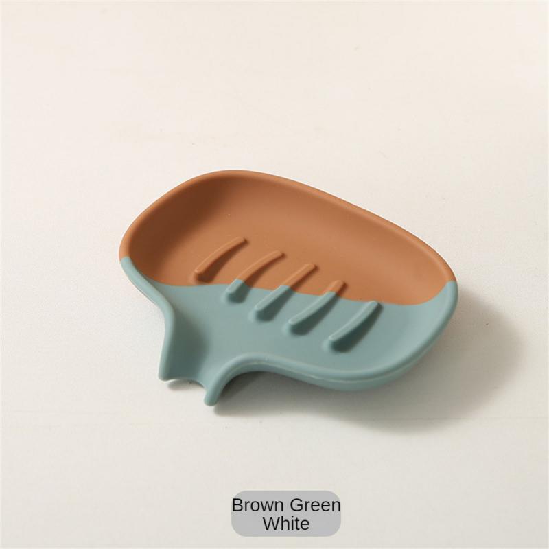 

Держатель мыла силиконовый для душа, дома, путешествий, новый ящик для хранения мыла в ванной, микс из нескольких цветов, портативный, простой стиль