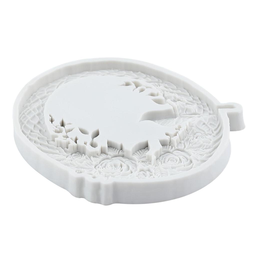 Bird Photo Frame Silicone Mold Picture Frame Fondant Molds Cake Decorating Tools Cupcake Topper Candy Resin Clay Chocolate Gumpaste Mold