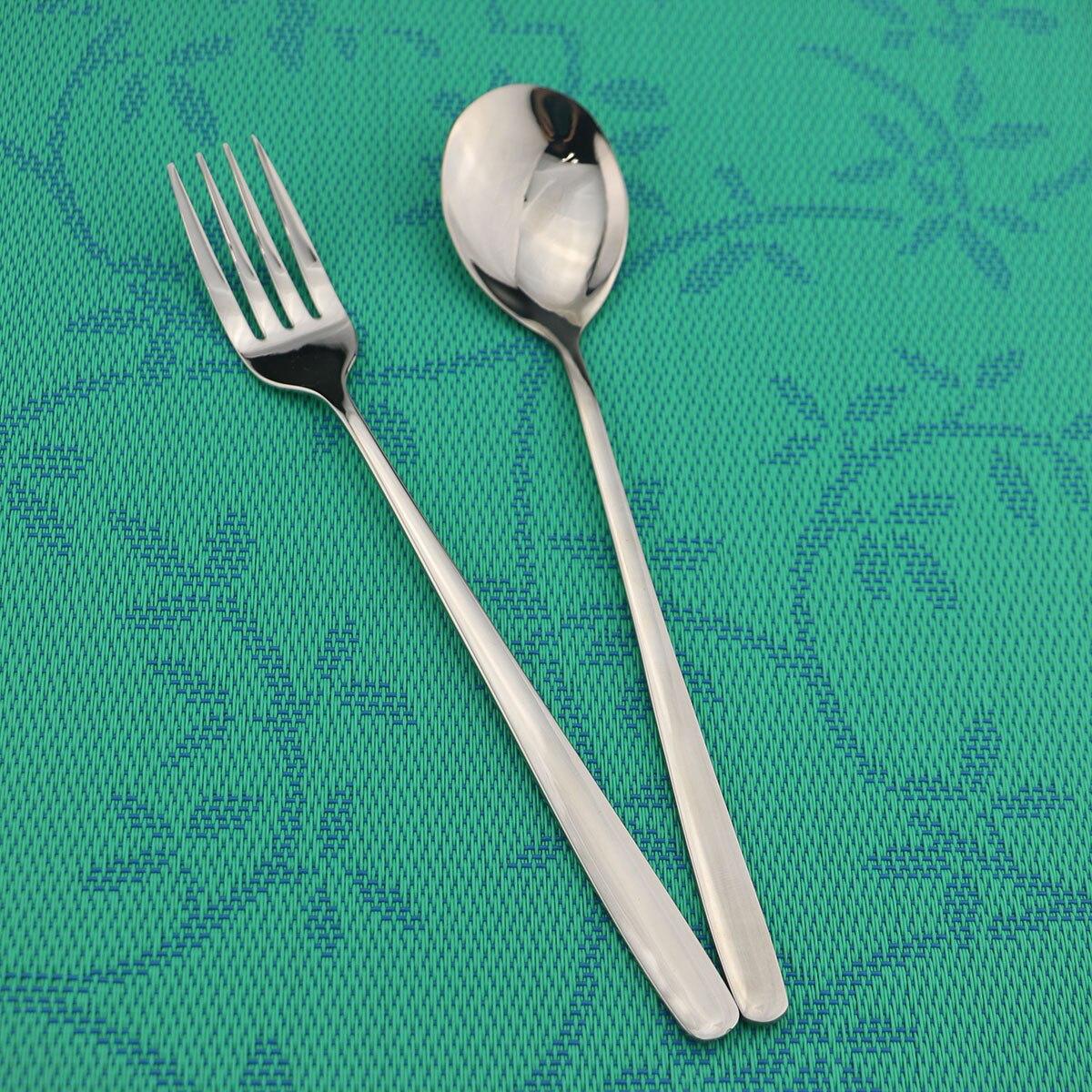 

2 шт., красочная золотая столовая посуда, сервировочная ложка из нержавеющей стали 18/8, набор вилок, порций, сервировочные ложки для салата, кухонная утварь серебряный